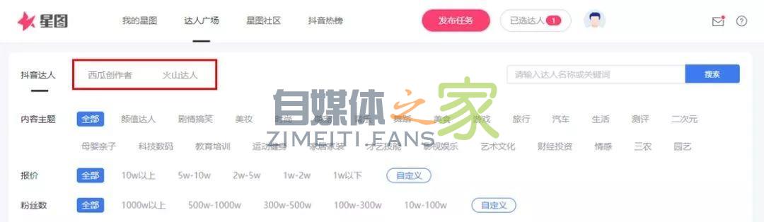 达人数量半年翻倍，星图完成四大功能升级