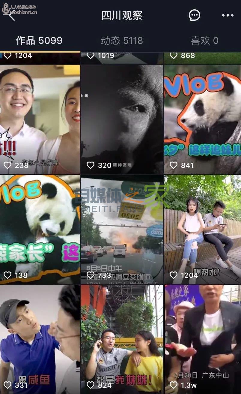 一周涨粉610万！“四川观察”如何用5000条视频走红抖音？