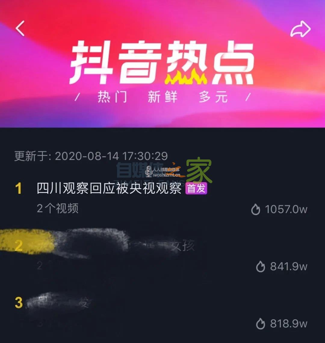 一周涨粉610万！“四川观察”如何用5000条视频走红抖音？