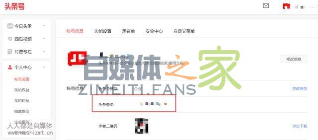 头条账号修改昵称教程