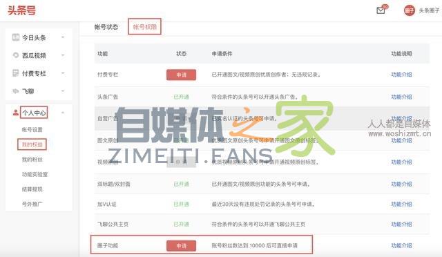 关于开放申请「圈子功能」的公告