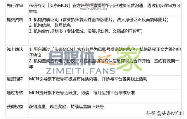 「今日头条MCN签约计划」近20亿流量福利，超百万现金奖励…